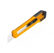 Нож с выдвижным лезвием HKNS16001 18 мм INGCO 18х100мм; пластиковые направляющие