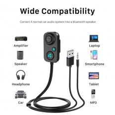 Bluetooth-Aux аудио адаптер BT300 FaizFull Питание USB или адаптер 5В 0,5А