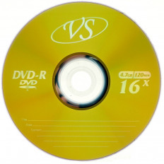 DVD-R диск 4.7Gb 16xspeed KV 1шт VS