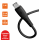 Кабель USB-microUSB, 1.0м, для зарядки и передачи данных, черный, (GP07M) GoPower 2.4A, силикон, быстрая зарядка