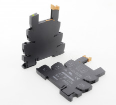 Колодка для реле 2-1416100-0 тип 22.1 1C TE_CONNECTIVITY на DIN рейку 24 VDC; для 1-контактных тонких интерфейсных реле различных производителей.24 VDC / 24 VDC;6 А при 250 VAC