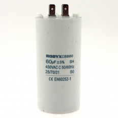 Конденсатор пусковой 60мкФ 450В CBB-60 (К78-17) клеммы
