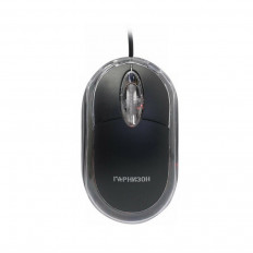 Мышь проводная GM-100 Black ГАРНИЗОН проводная; 1000dpi; 2 кнопки + колесо-кнопка; USB; длина кабеля 1.15 м