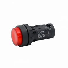 Кнопка красная выступающая с подсветкой , 1NС , 24V AC/DC , IP54 , пластик ,MTB7-EW34621 MEYERTEC