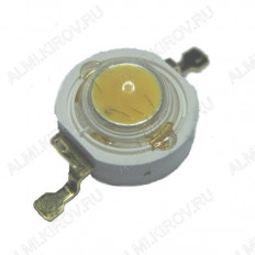 Светодиод ARPL-1W-EPS33_(020433) EMITTER 1W белый_нейтральный ARLIGHT 120°; IF=350mA; VF=3.0-3.4V; ФV=110-130Lm; 4000-4500К