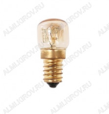 Лампа для духовки E14 25W LMP101UN (CU4410) (КХ-0010422) RIC.EL-ITALY напряжение 220-240V 50Hz, мощность 25W, рабочая температура до 300°С