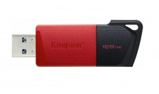 Карта Flash 128 Gb выдв (DT Exodia M) черный/красный KINGSTON с колпачком; USB 3.2/2.0