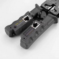 Клещи для обжима разъемов RJ-45, RJ-11, RJ-12 HT-022 (8-148) с LAN-тестером