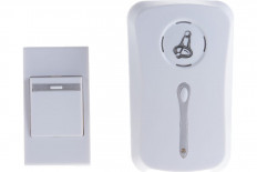 Звонок электронный DoorBell Serena беспроводной GARIN 1 кнопка; дистанция до 100м; 36 мелодий; цвет: белый