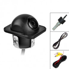 Видеокамера заднего вида TS-CAV16 врезная автомобильная TDS LED подсветка; цветная, PAL, разрешение 600 линий, угол обзора 105°, питание 12В, видеовыход RCA