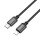 Кабель Type-C-Lightning, 1.0м, для зарядки и передачи данных, черный, BX87