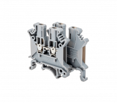 Клемма винтовая проходная, 2.5 мм2, серая MTU-2.5 MEYERTEC