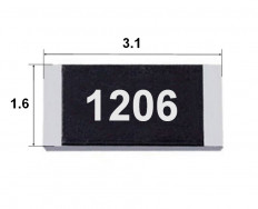 Резистор CR-06JL7----0R 0 Ом Чип 1206 0.25Вт 5% 1206