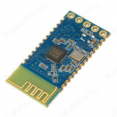Модуль Bluetooth JDY-31 No name Рабочее напряжение: 1.8 - 3.6 В; Радиус действия: 30 метров; Частота сигнала: 2.40 - 2.48 ГГц; Энергопотребление: 40 мА; Рабочая температура: -40 - 80