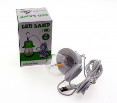 Фонарь кемпинг E-5002 подвесной Лампа LED; с выключателем, питание через шнур USB