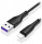 Кабель USB-Lightning, 0.25м, для зарядки и передачи данных, чёрный, (KL-X51) KUULAA 3.0A, ПВХ (PVC), ...