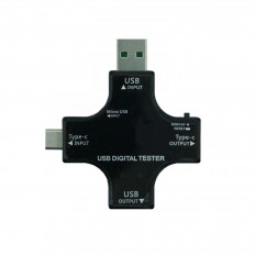 Тестер USB-зарядки Charge Doctor TST-12IN1, 12 в 1 (USB - USB/Type-C/Micro)