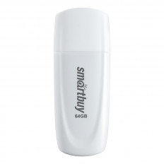 Карта Flash 64 Gb колп (Scout White) SMART BUY с колпачком; USB 3.0
