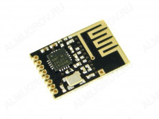 Модуль Радио NRF24L01+ Mini, на базе микросхемы NRF24L01 No name 3.3V, Поддерживает работу со скоростью 250 Кбит/с, 1 Мбит/сек или 2 Мбит/с
