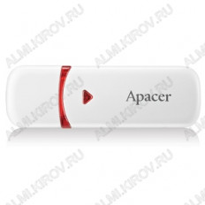 Карта Flash USB 4 Gb (AH333 White) APACER с колпачком; USB 2.0
