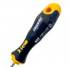 Отвертка Torx T10, 100мм Ergonic (40910340) FELO *10; инструментальная сталь; бесшовная трехкомпонентная рукоятка