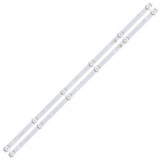 Модуль подсветки LED TV 562мм 6 линз (комплект: 2 планки); HRS_TPV32KB09_2x6_2W_MCPCB CC02320D562V04