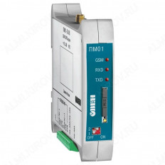 Модем GSM/GPRS ПМ01-220.АВ ОВЕН Напряжени питания 220В(90-250В),интерфейсы RS-232/RS-485