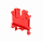 Клемма винтовая проходная, 4 мм2, красная MTU-4RD MEYERTEC