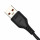 Кабель USB-microUSB, 1.0м, для зарядки и передачи данных, чёрный, (GP01M) GoPower 2.4A, ПВХ (PVC), ...
