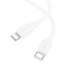 Кабель Type-C-Lightning, 1.0м, X115 Surpass, для зарядки и передачи данных, белый, 
PD27W