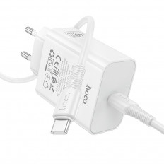 Сетевое ЗУ/Блок питания с выходом Type-C, 4.5A белый C162A Source, GaN,
каб. Type-C- Type-C