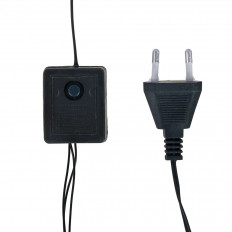Гирлянда "Нить", 7м, Мульти, 8 режимов светодиодная; светодиоды- 100шт, 220V, IP20, провод зеленый