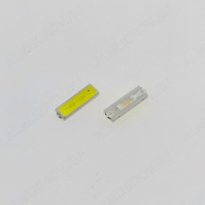 Светодиод SMD 7020; 6-6.8V; 80mA SMD 7020; 6V; 2pin; широкий: катод(-); для модулей подсветки LED TV