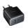 Сетевое зарядное устройство с выходами USB, Type-C, 3.0A, 45W GaN, черный, C158A Upgrade