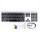 Комплект клавиатура+мышь KBS-8100 серебристый GEMBIRD беспроводной; Bluetooth 3.0, Клавиатура: питание ААА*1шт, 437*120*22.2 мм, 943г, Мышь: 1600dpi, питание АА*1шт, 103*64*39 мм, Эл. питания в комплекте