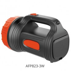 Фонарь прожектор AFP823-3W аккумуляторный СПУТНИК 1LEDx3Watt; питание от акк; зарядка от сети 220В