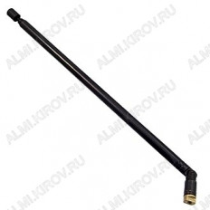 Антенна телескопическая 200 мм AST-16 l=200-860(1000)mm, s=6(7), d=7.0mm, колено