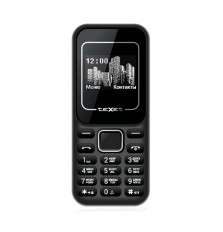 Мобильный телефон Texet TM-120 черный-красный