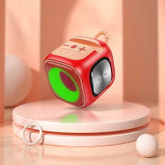 Колонка портативная BR29 Interest sports, красный BOROFONE Выходная мощность 7Вт; Bluetooth, USB, micro SD, AUX; Встроенный АКБ 1200mAh;