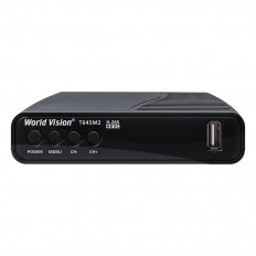 Ресивер эфирный WV T645M2 AC3 (Wi-Fi,IPTV опция) WORLD VISION