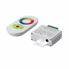 LED контроллер RGB 18A RF-RGB-S5-18A (001903) SWG 12-24В; 85x45x22; Контроллер Сенсорный Кнопочный RGB; RF 18A (6A на канал);