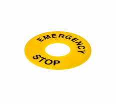 Табличка "Emergency Stop" 60мм MTB2-F07 MEYERTEC