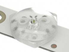 Модуль подсветки LED TV 564мм 5 линз (комплект: 2 планки); CRH-CQ32N15303002059BRREV1.1 (KJ32D05-ZC6 алюминий; 6V; шаг 145-120-120-145mm; 32"; 3pin; 1/2TV; для Vityas 32LH0202, Adler 32AE7700, 32AE90S, Novex NWX-32F103TSY, Erisson 32LM8020T2