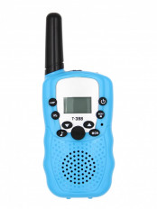 Радиостанция порт. Travel T-388 синий (2 станции) TRAVEL 22 канала, Диапазон частот: UHF 400-480 МГц, радиус действия до 3 км, питание 4xLR03