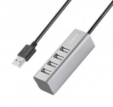 Разветвитель USB на 4 USB-порта HB-1 HOCO USB 2.0;