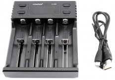 Зарядное устройство Lii-S4 LiitoKala 1.2 V для аккумуляторов АА/ААА/SC/C, 3.7 V для аккумуляторов 26650/22650/18650/17650/16340/14500/10500 питание через шнур microUSB