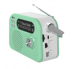 Радиоприемник RPR-045 MINT RITMIX УКВ(FM) 87.5-108МГц; СВ(MW) 522-1620МГц; КВ(SW) 9,5-18МГц ; Bluetooth; USB, microSD; питание от аккумулятора 18650(в комплекте). Зарядка через шнур USB