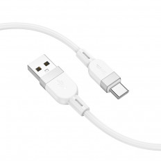 Кабель USB-Type-C, 1.0м, для зарядки и передачи данных, белый, X109 Energy