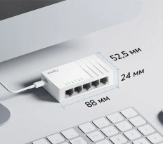 Коммутатор Cudy GS105U неуправляемый