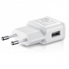 Сетевое зарядное устройство с выходом USB, 2.1А, белое,U90EWE Uвх=100-240VAC; Uвых=DC5V/2.0A